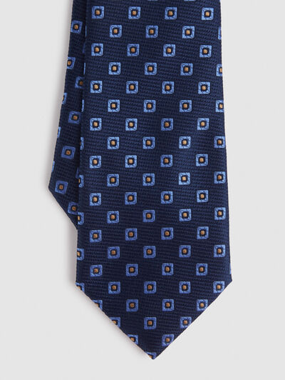 CORBATA JACQUARD MF AZUL