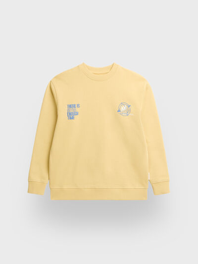 SUDADERA FUTURE KIDS AMARILLO