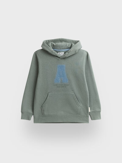 SUDADERA MOMENT KIDS VERDE