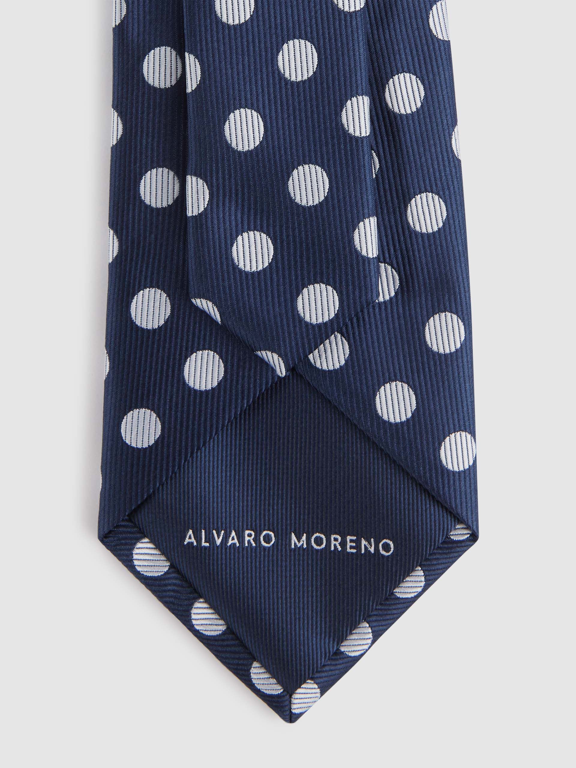 CORBATA JACQUARD MF AZUL MARINO