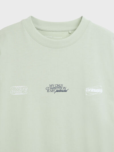 CAMISETA POTENTIAL VERDE AGUA