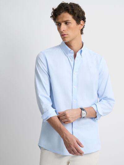 CAMISA NIDO CELESTE