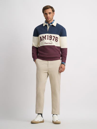 SUDADERA POLO 1976 AZUL MARINO
