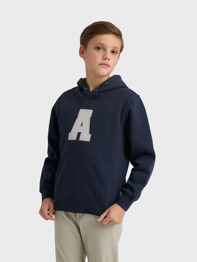 SUDADERA MOMENT KIDS AZUL MARINO