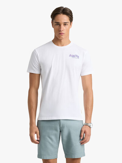 CAMISETA ISLAND BLANCO