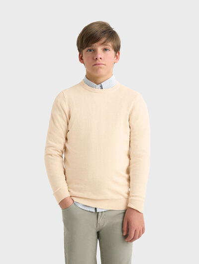 JERSEY ROUND NECK KIDS CRUDO