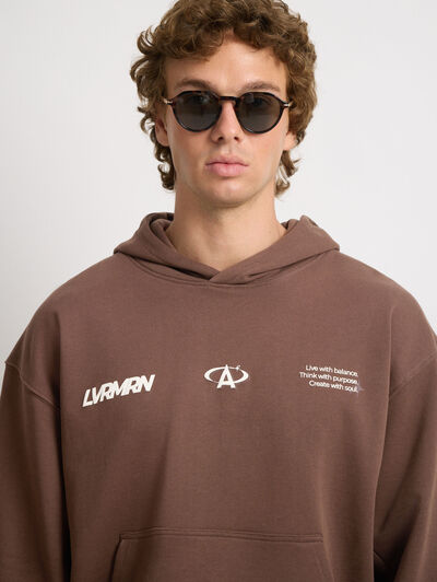 SUDADERA BALANCED MARR&Oacute;N