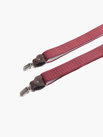 TIRANTES DOTS BURDEOS