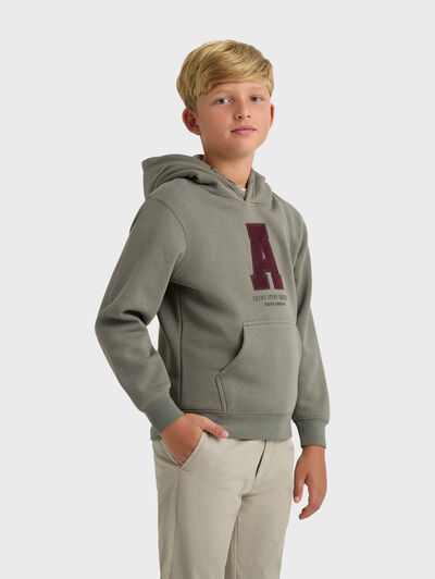 SUDADERA MOMENT KIDS VERDE
