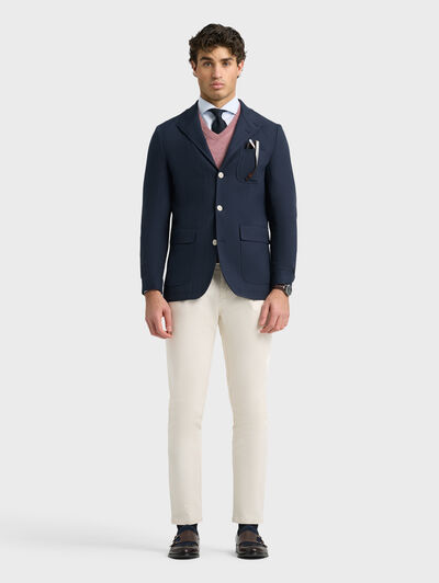 CHAQUETA TEBA AZUL MARINO