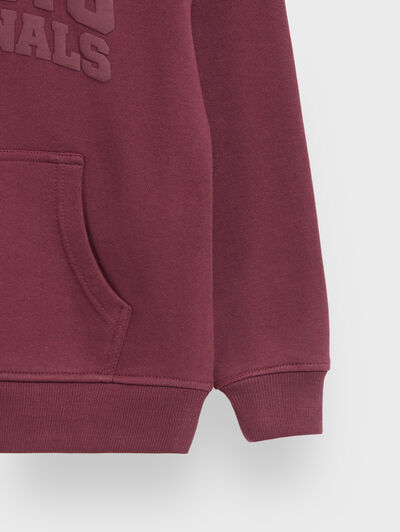 SUDADERA NEUTRAL KIDS BURDEOS