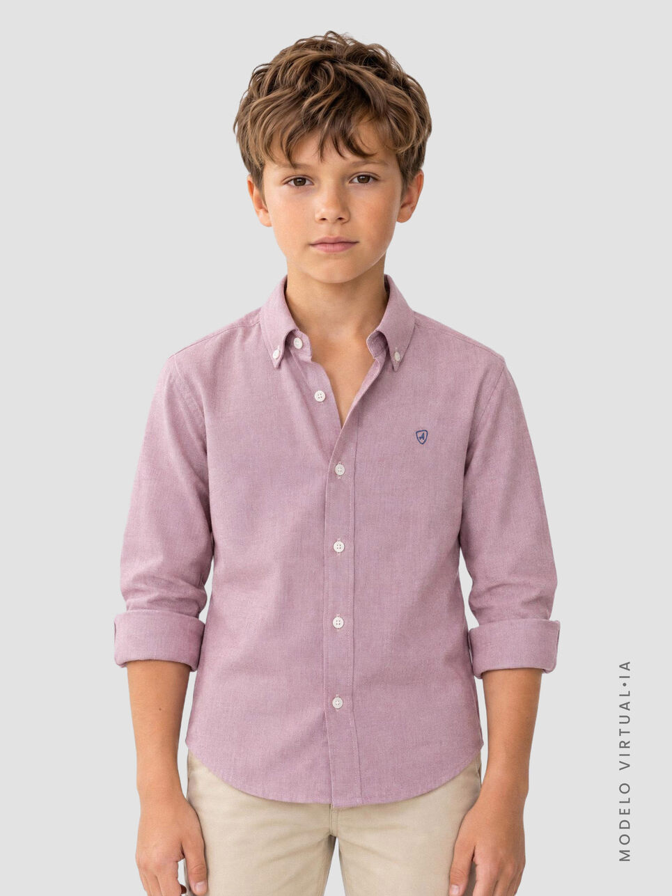 CAMISA OXFORD SOLID KIDS