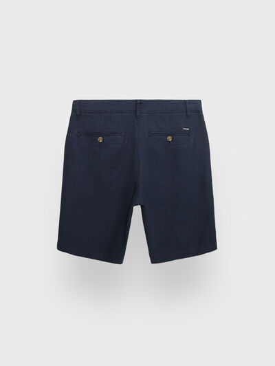 BERMUDA TINTADA AZUL MARINO