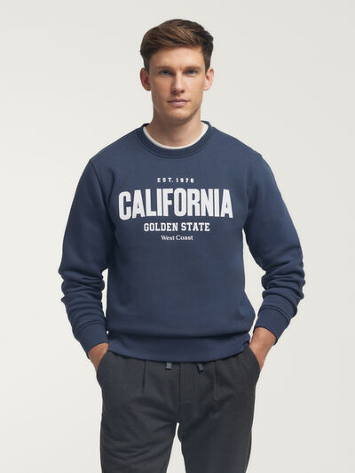 SUDADERA CALIFORNIA AZUL