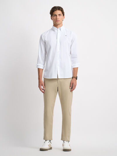CAMISA POPELIN DYE BLANCO