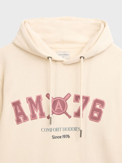 SUDADERA HODDIES BEIGE