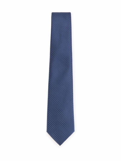 CORBATA JACQUARD MF AZUL MARINO