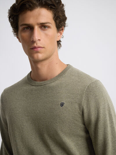 JERSEY ROUND NECK TRENDY VERDE