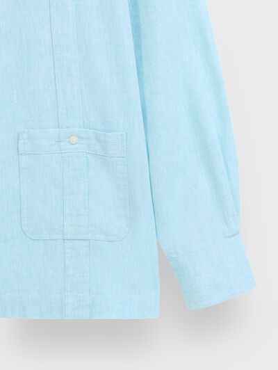 CUBANA LINO CHAMBRAY AZUL