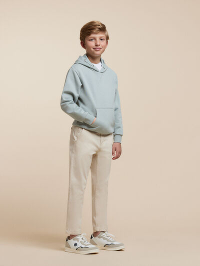 SUDADERA NELSON KIDS VERDE AGUA