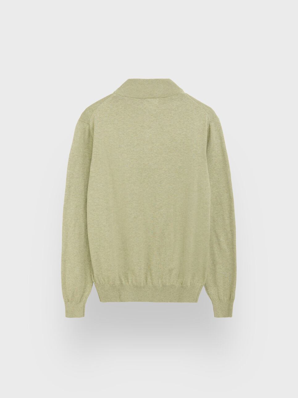 JERSEY BUTTON COLLAR