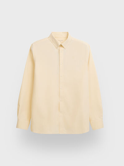 CAMISA OXFORD SOLID AMARILLO