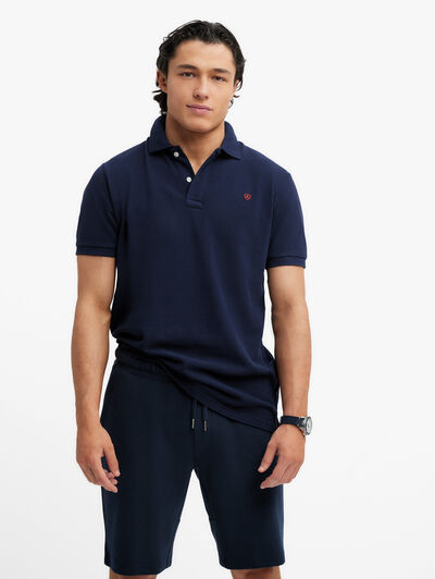 POLO BASIC AZUL MARINO