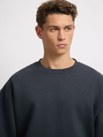 SUDADERA BASICA OVERSIZE VERDE
