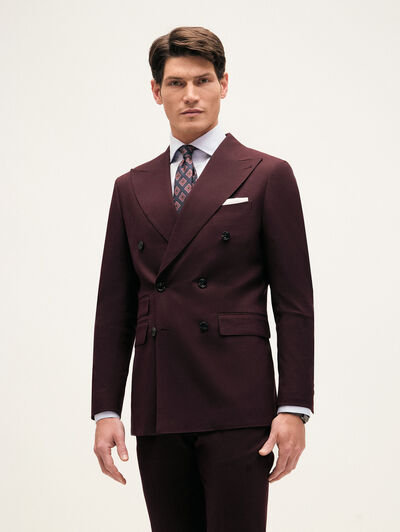 AMERICANA DOPPIO PLAIN BURDEOS