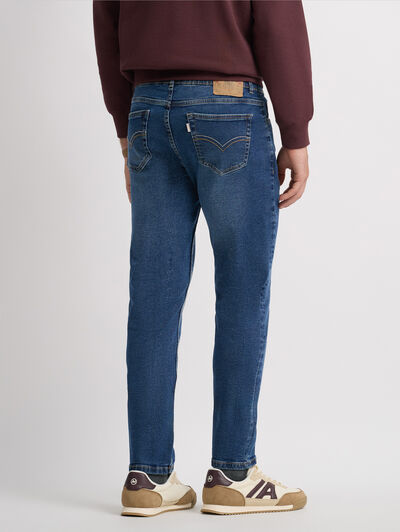 DENIM LUCKY SLIM AZUL MARINO
