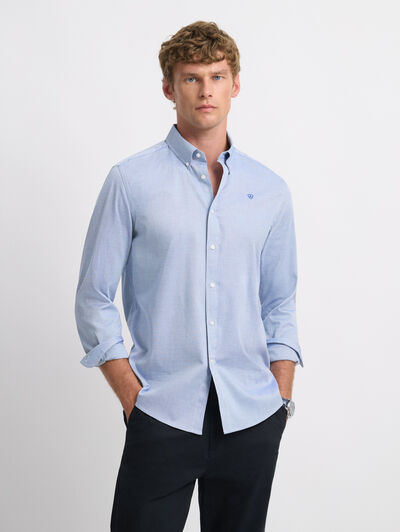 CAMISA NIDO AZUL MARINO