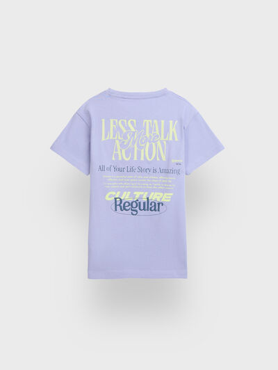 CAMISETA STORY KIDS VIOLETA