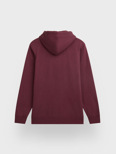 SUDADERA MOMENT BURDEOS