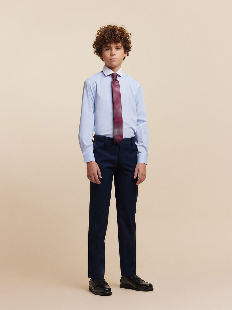 CAMISA MIL RAYAS C.BCO KIDS