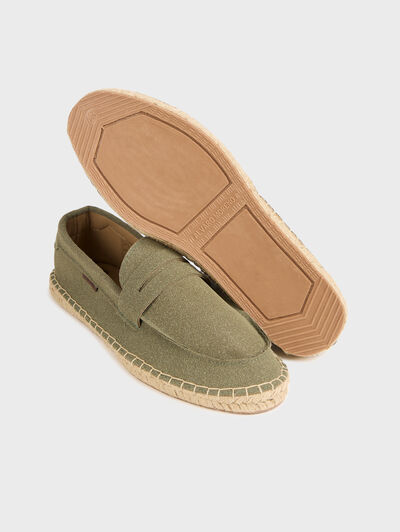 ESPADRILLES MOCASIN VERDE