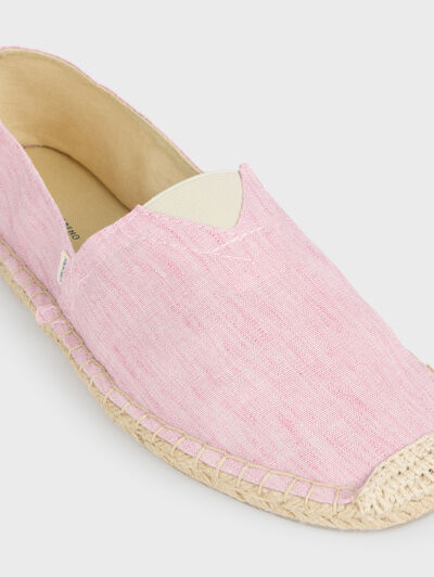 ESPADRILLES LINEN ROSA