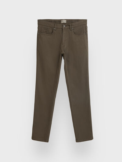 PANTALON MICRO 5PKT VERDE