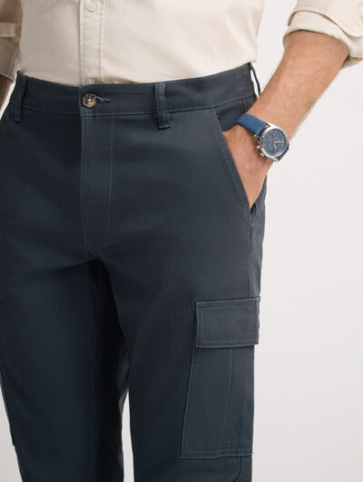 PANTALON CARGO ELVIS AZUL