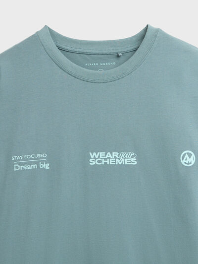 CAMISETA SCHEMES AZUL