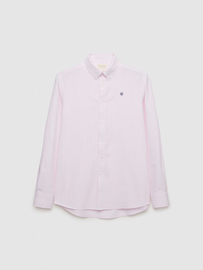 CAMISA OXFORD RAYAS BASIC