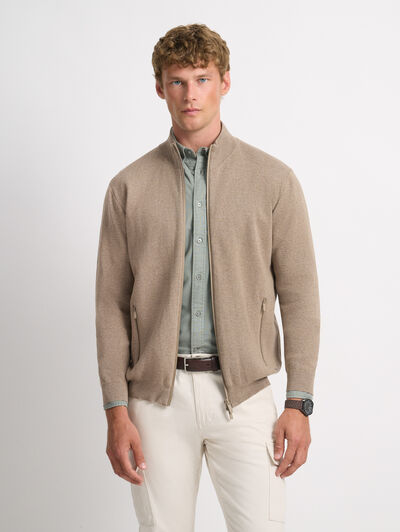 CARDIGAN HOLLAND CAMEL