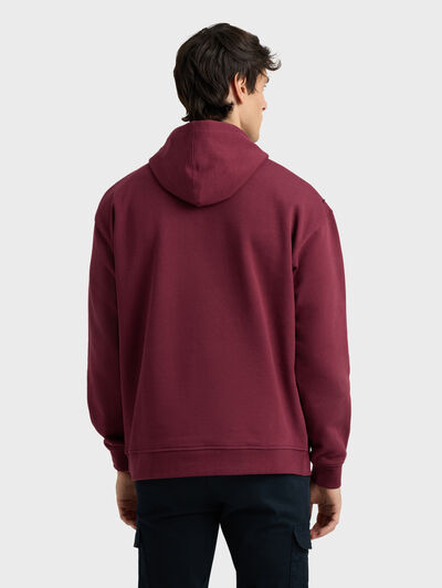SUDADERA PART BURDEOS