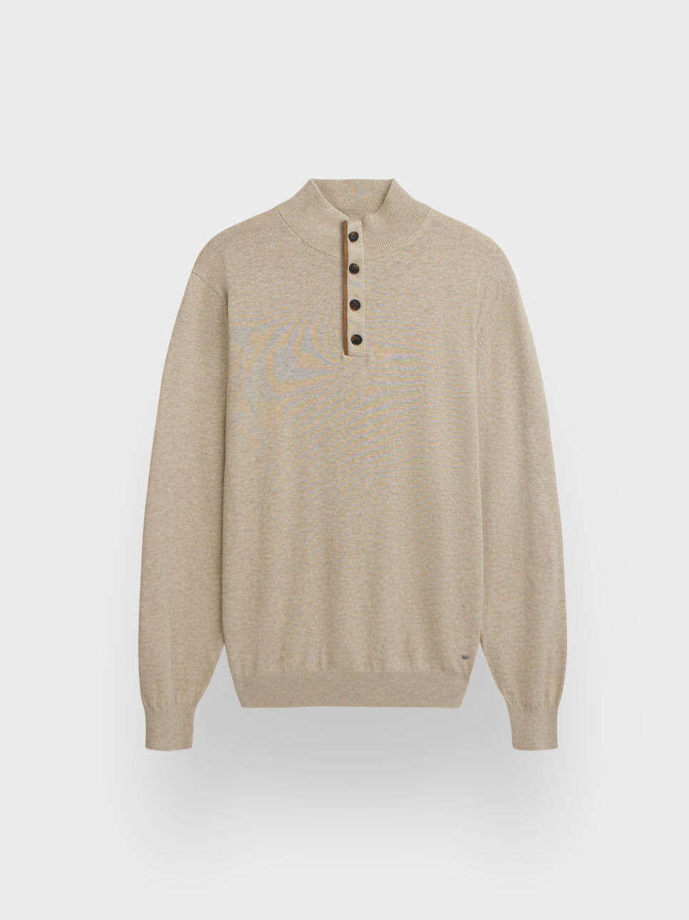 JERSEY BUTTON COLLAR