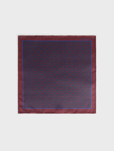 PAÑUELO PRINTED BURDEOS