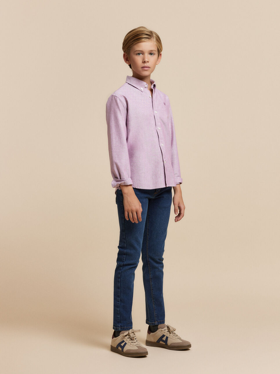 CAMISA OXFORD SOLID KIDS