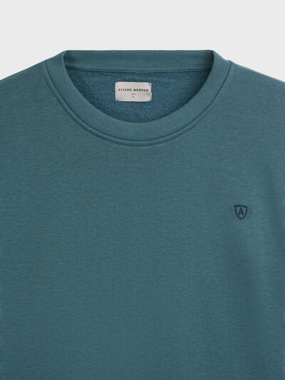 SUDADERA BASICA AZUL