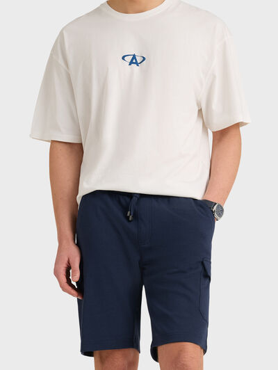 BERMUDA CARGO PUNTO AZUL MARINO