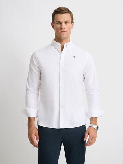CAMISA OXFORD BASIC BLANCO