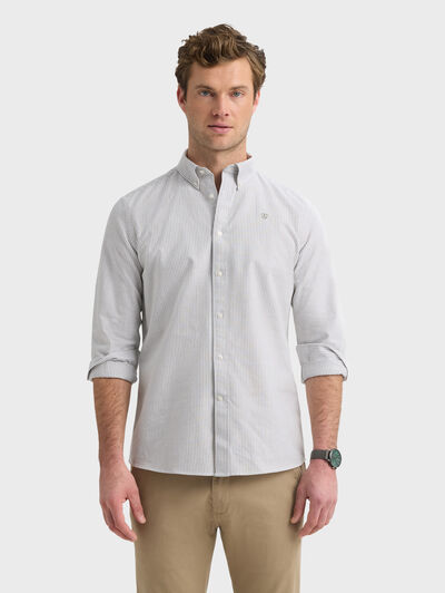 CAMISA OXFORD STRIPES VERDE