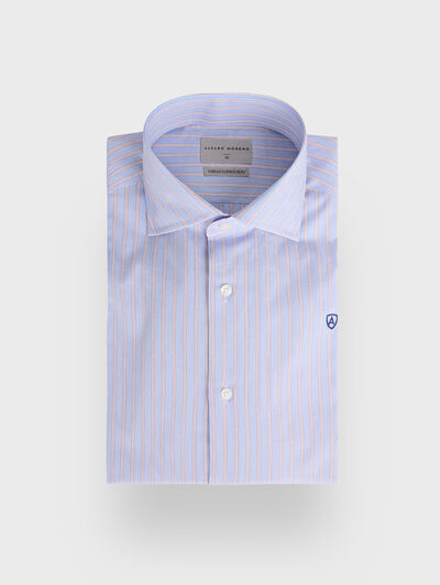 CAMISA ROMA FANCY CELESTE